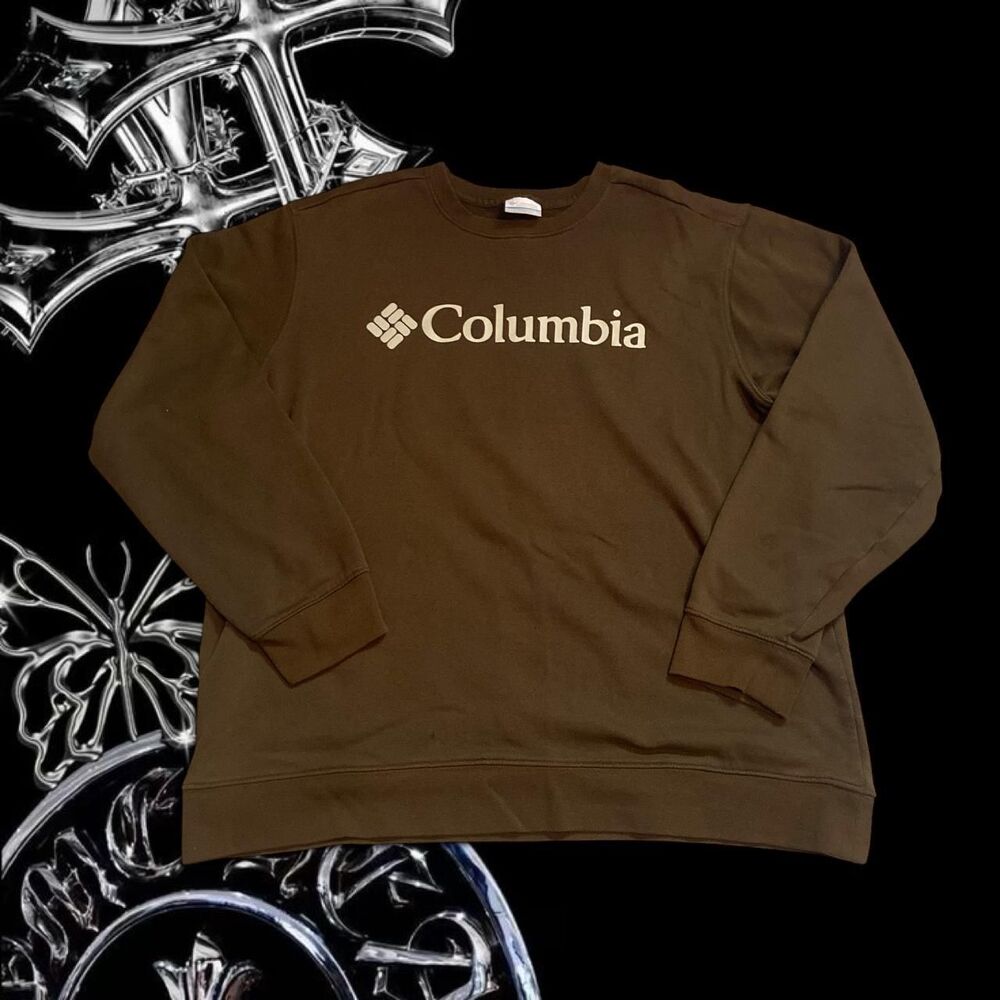 Columbia-sportswear Men's Brown and Khaki Sweatshirt